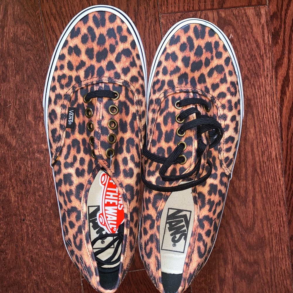 VANS Leopard Authentic Sneakers